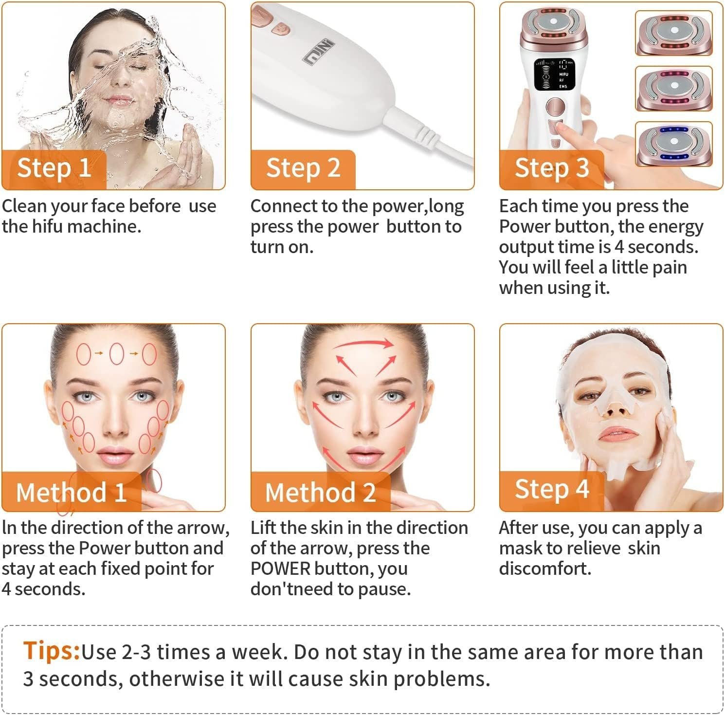 Mini HIFU Facial Lifting Device | جهاز الميني هايفو لشد البشرة والوجه - Image 6