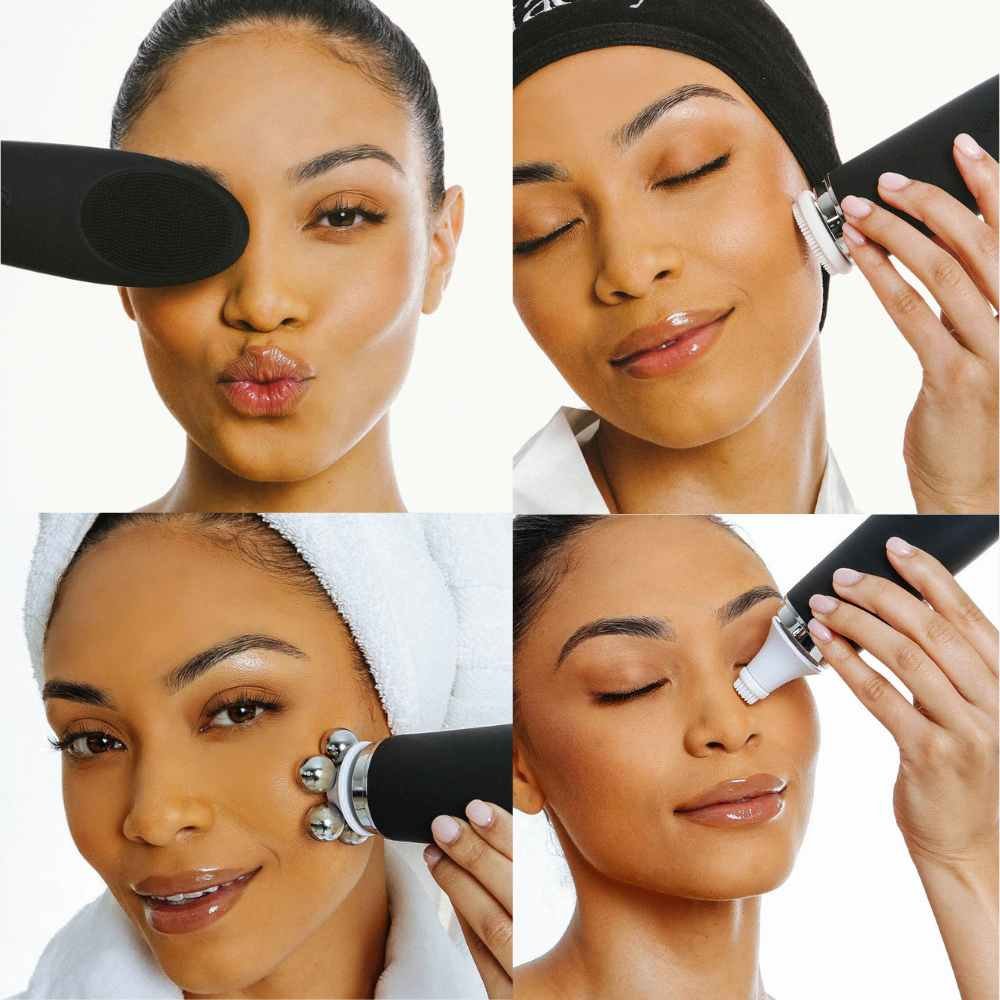 4 in 1 Facial Cleansing & Massage Device | جهاز تنظيف وتدليك البشرة ٤ في ١ - Image 3