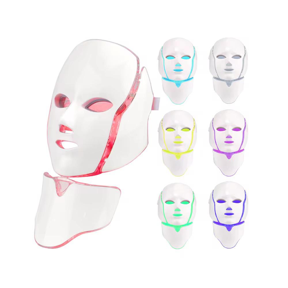 LED Light Therapy Mask 7 Colors | قناع العلاج الضوئي للبشرة لتجديد النضارة وشد الجلد - Image 2