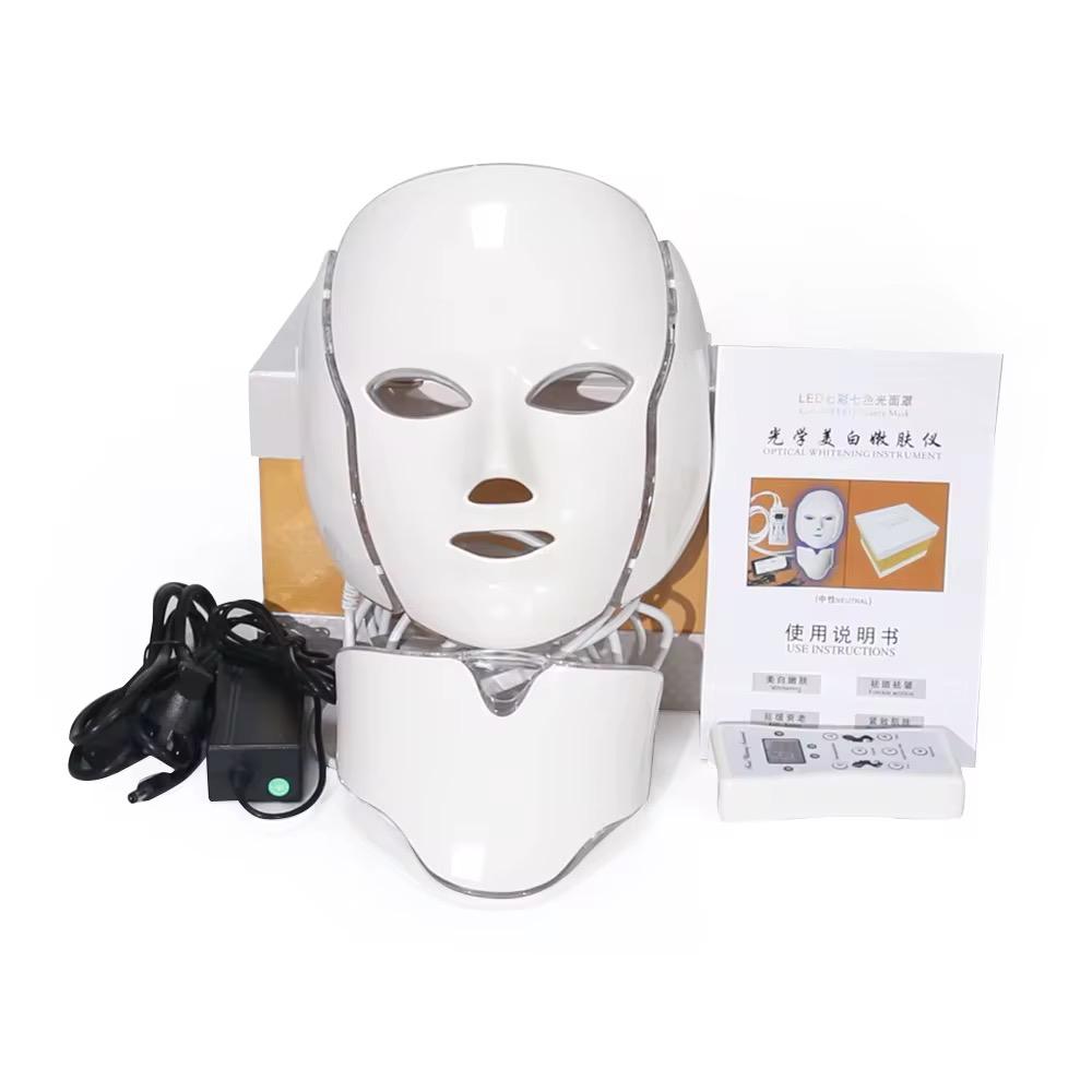 LED Light Therapy Mask 7 Colors | قناع العلاج الضوئي للبشرة لتجديد النضارة وشد الجلد - Image 3