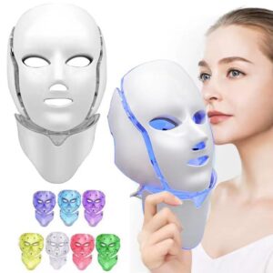 LED Light Therapy Mask 7 Colors | قناع العلاج الضوئي للبشرة لتجديد النضارة وشد الجلد