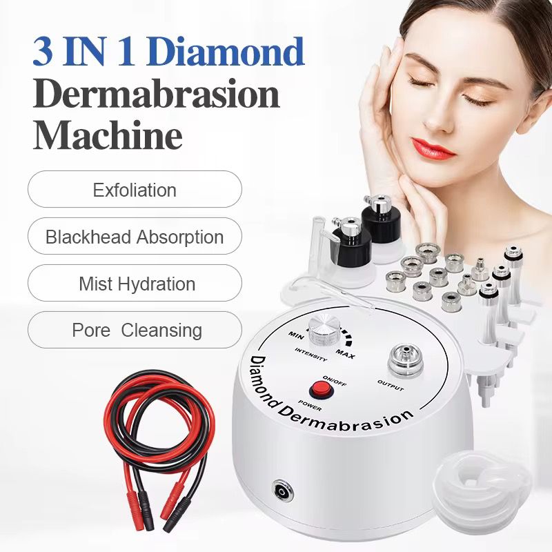 Diamond Microdermabrasion Circular | جهاز التقشير الكريستالي لإزالة الخلايا الميتة وتجديد البشرة - Image 4