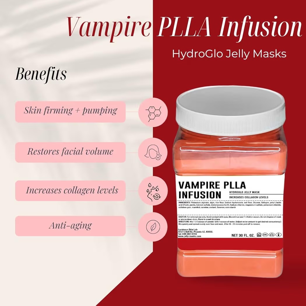 ماسك جيلي Vampire PLLA لشد البشرة وتحفيز الكولاجين | Vampire PLLA Jelly Mask – 650g - Image 3