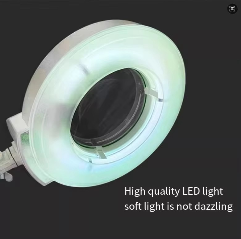 عدسة ليد احترافية للجلدية والتجميل – Professional LED Magnifying Lamp for Dermatology & Beauty - Image 2