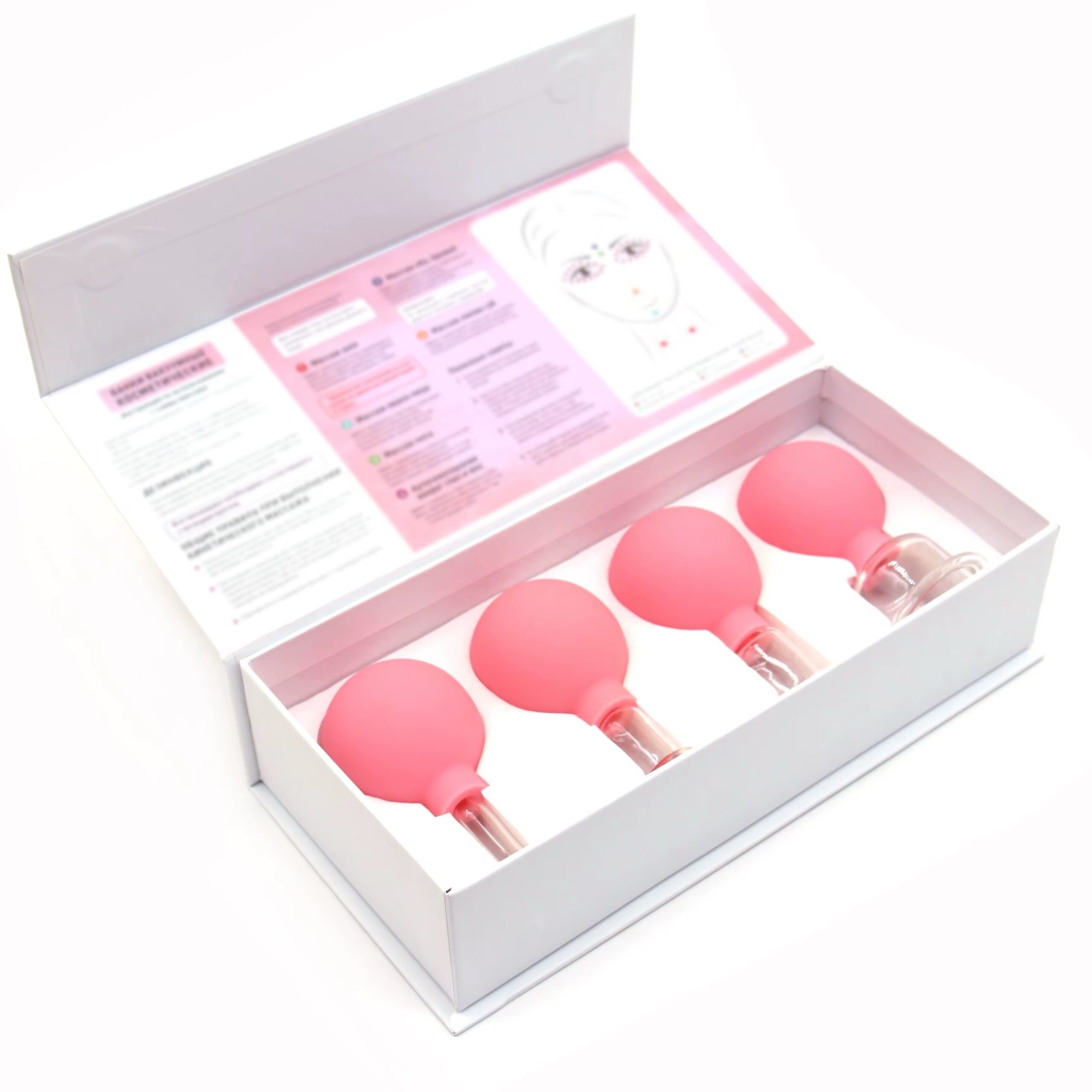 طقم الحجامة السيليكون للبشرة والجسم | Silicone Cupping Therapy Set for Face & Body - Image 2