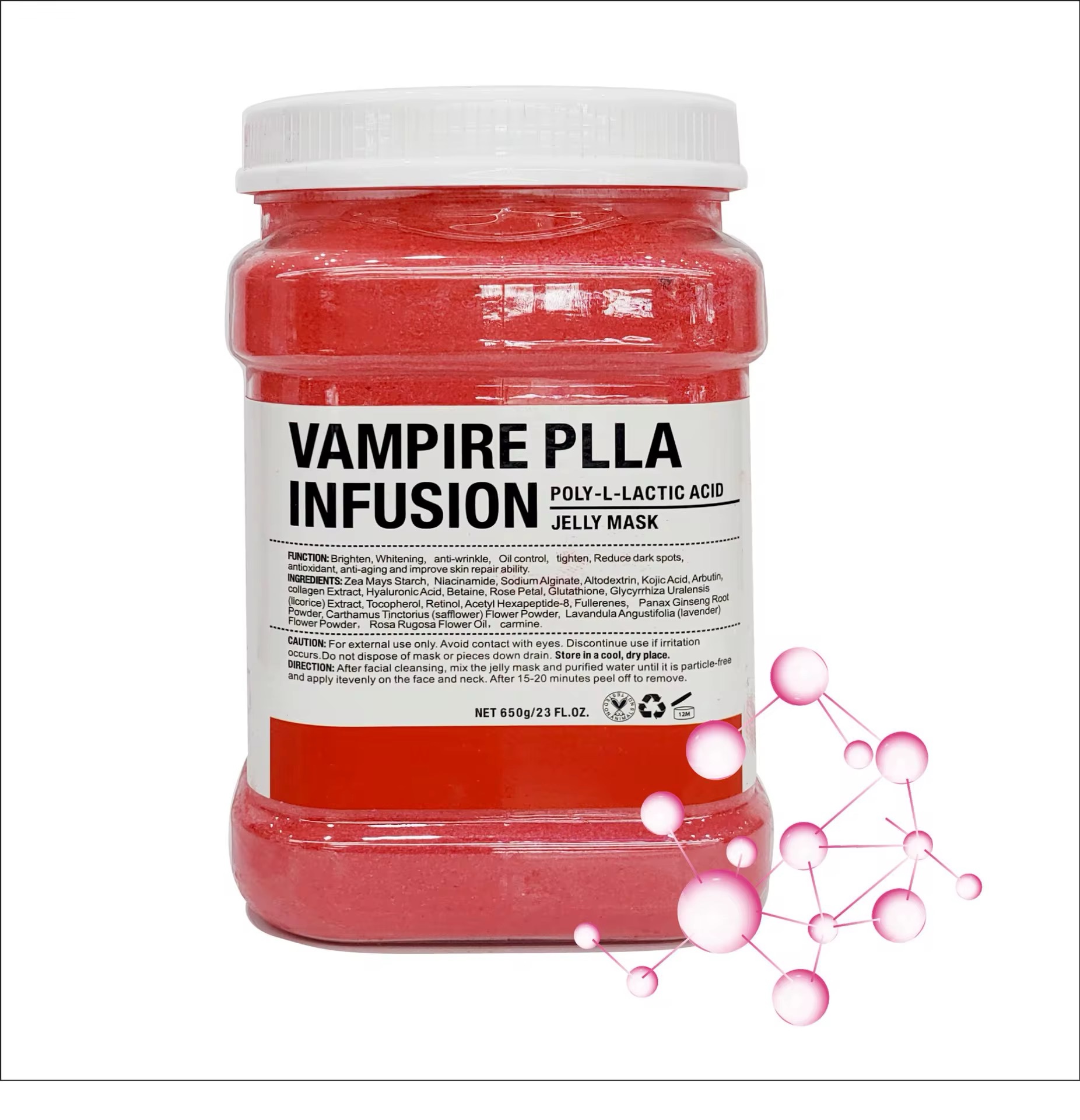 ماسك جيلي Vampire PLLA لشد البشرة وتحفيز الكولاجين | Vampire PLLA Jelly Mask – 650g