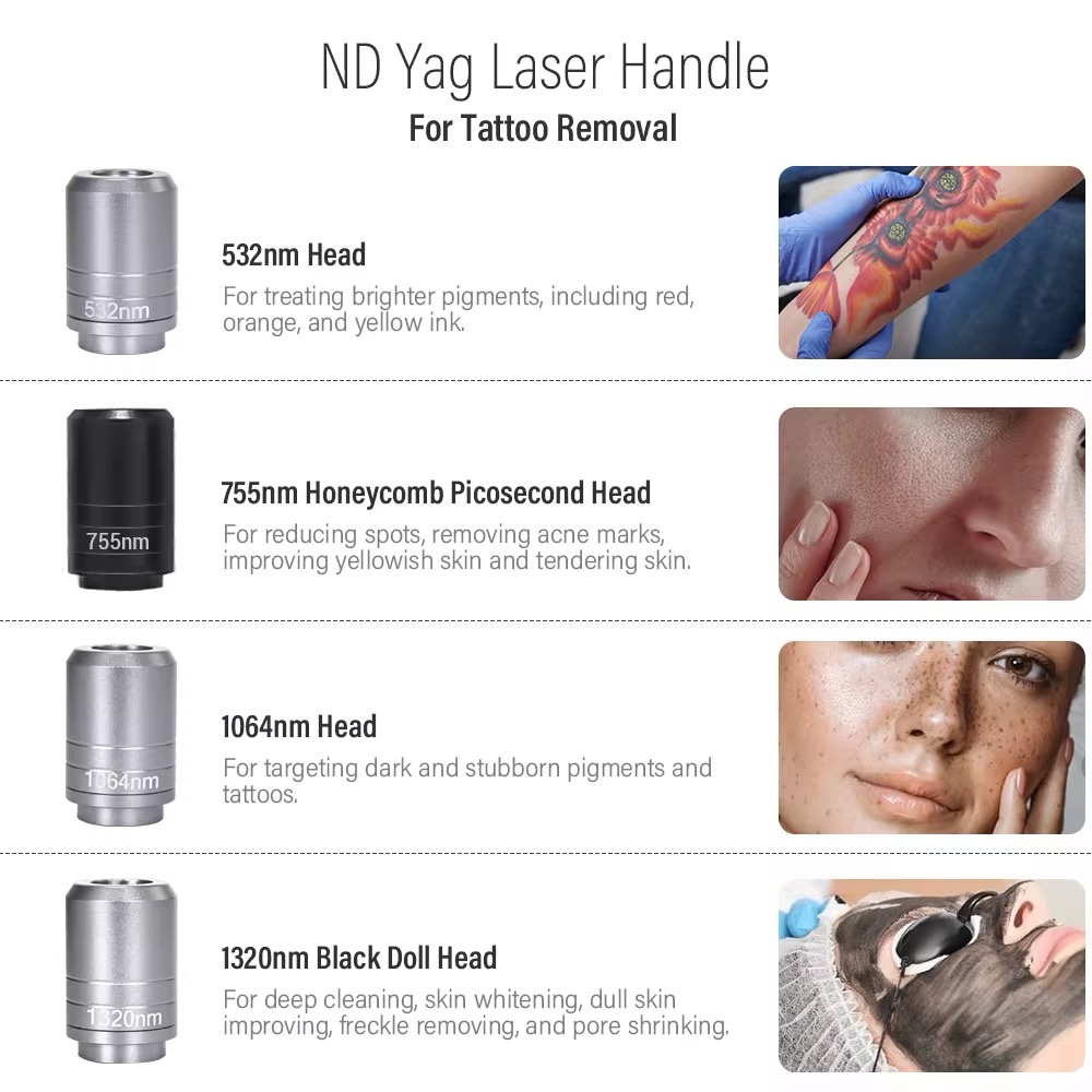 2 in 1 Diode Laser + ND Yag Pico – جهاز ليزر لإزالة الشعر والوشم بتقنية 808 | Hair & Tattoo Removal Machine - Image 4