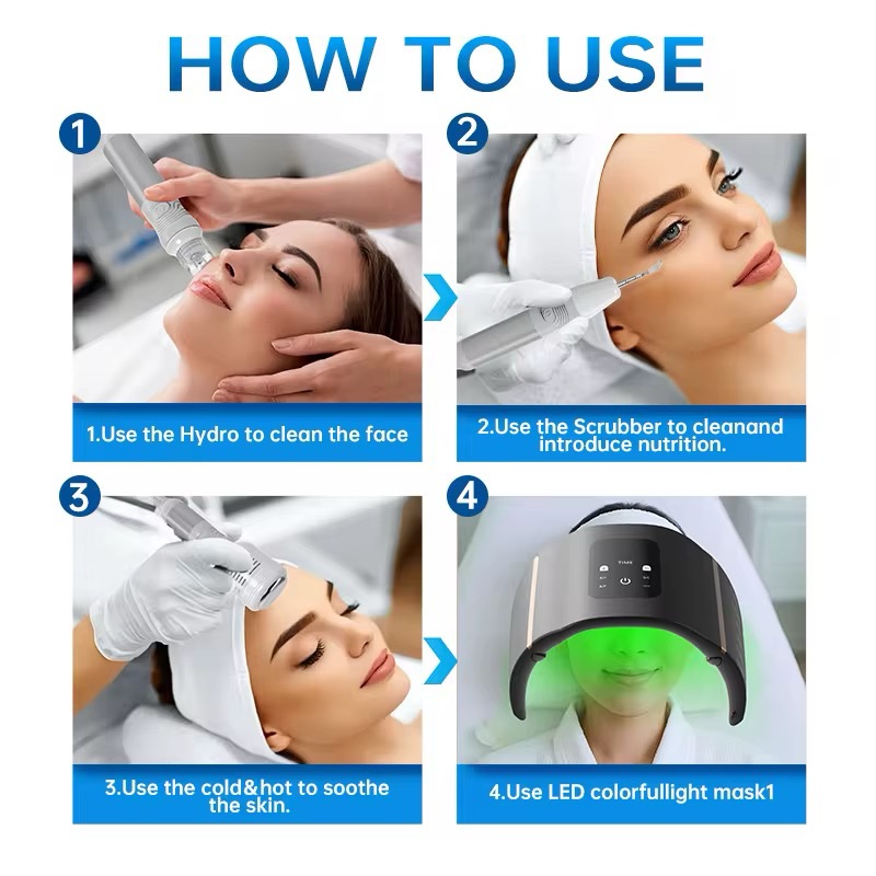 Hydrafacial New Face Max – جهاز نيو فيس ماكس 17 تقنية احترافية لتنظيف وشد البشرة - Image 8