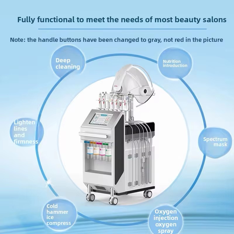 Hydrafacial Space Oxygen Dome 9-in-1 – جهاز الهيدرافيشل بخوذة الأوكسجين عالية التركيز - Image 8
