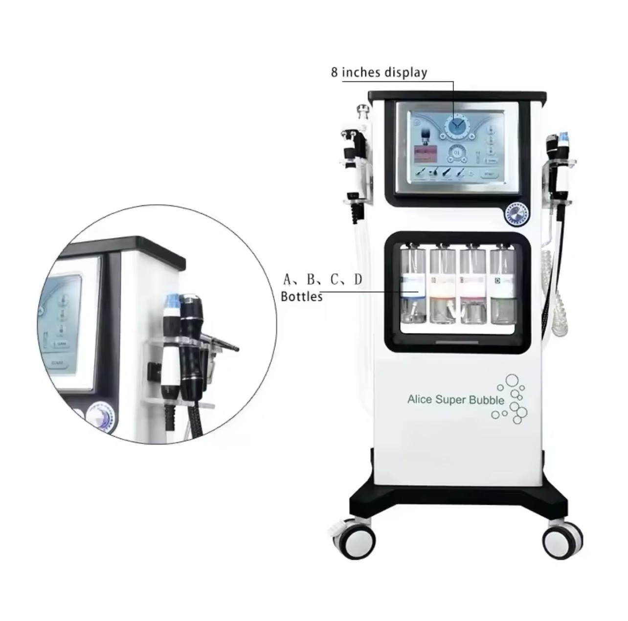 جهاز Alice Super Bubble 7in1 بتنقية الهيدرو + هاند الأوكسجينوا الاحترافي - Image 5
