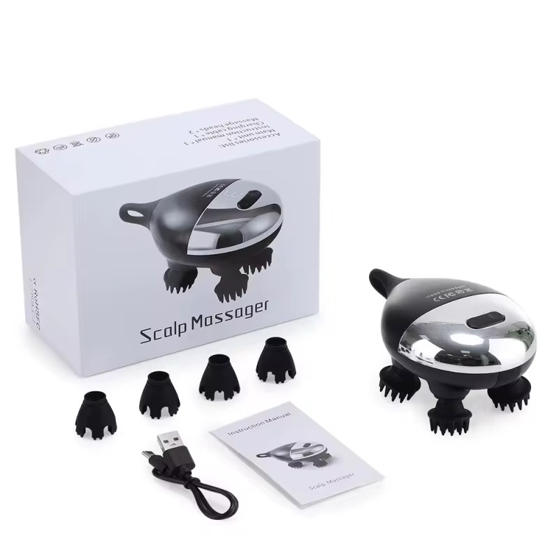 Luxury Scalp Therapy Pro – Smart Waterproof Head Massager