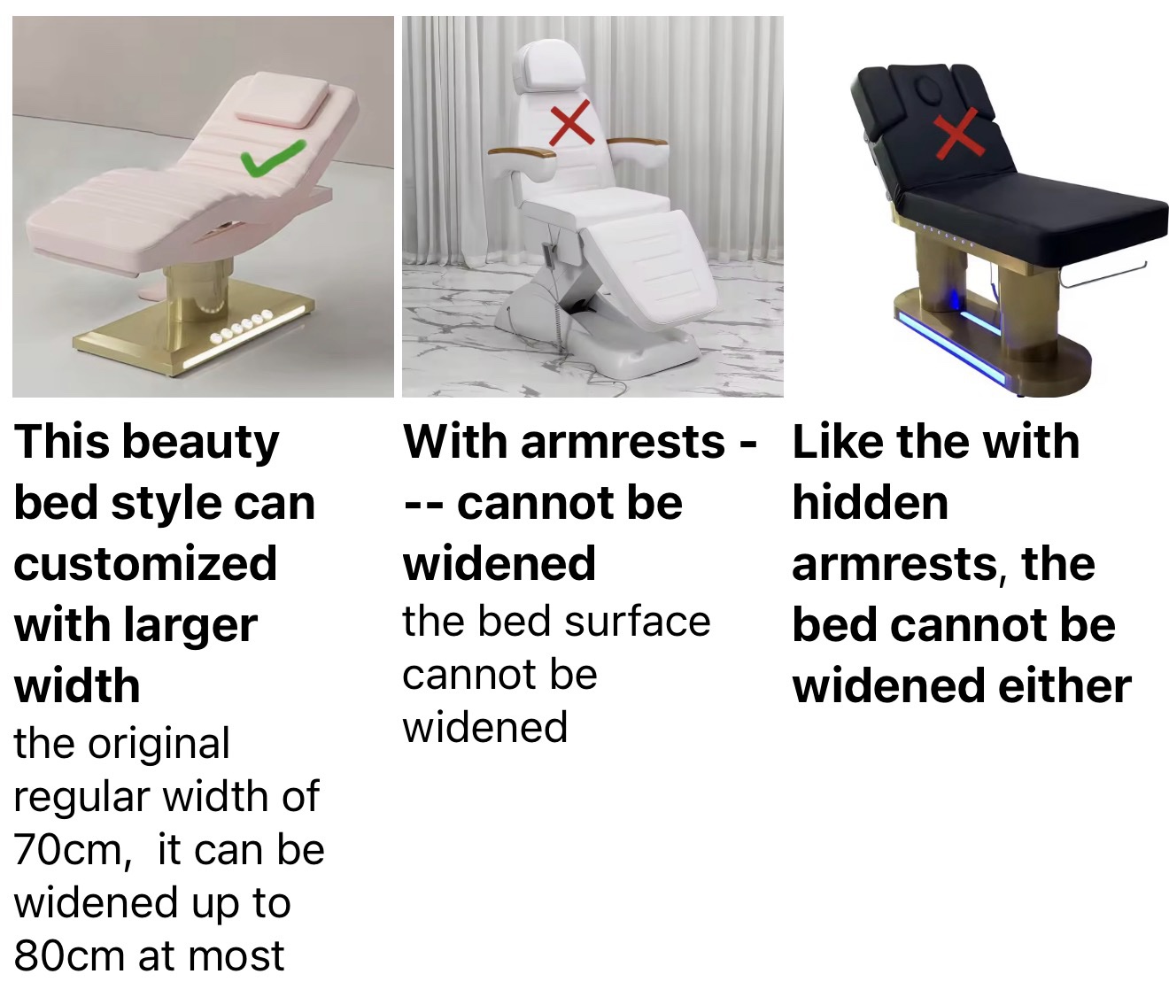 سرير العناية التجميلية الكهربائي الفاخر | Luxury Electric Beauty Treatment Bed - Image 11