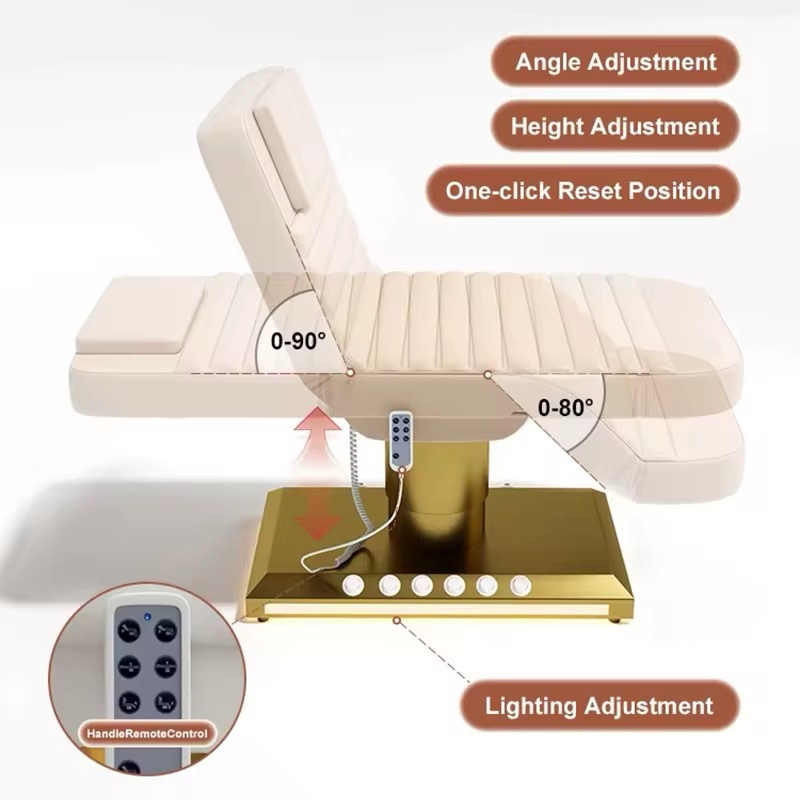 سرير العناية التجميلية الكهربائي الفاخر | Luxury Electric Beauty Treatment Bed - Image 9