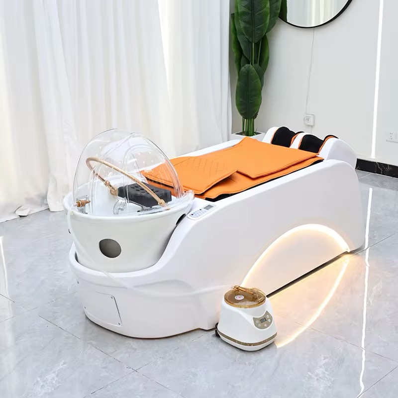 سرير غسيل الشعر والشزلونج العلاجي بالمساج | Luxury Shampoo Bed with Massage System. - Image 2