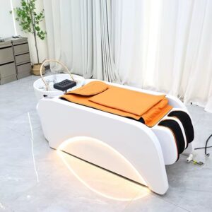 سرير غسيل الشعر والشزلونج العلاجي بالمساج | Luxury Shampoo Bed with Massage System.